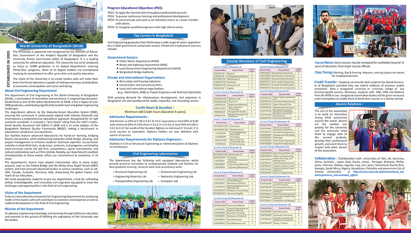 Civil Engineering Brochure