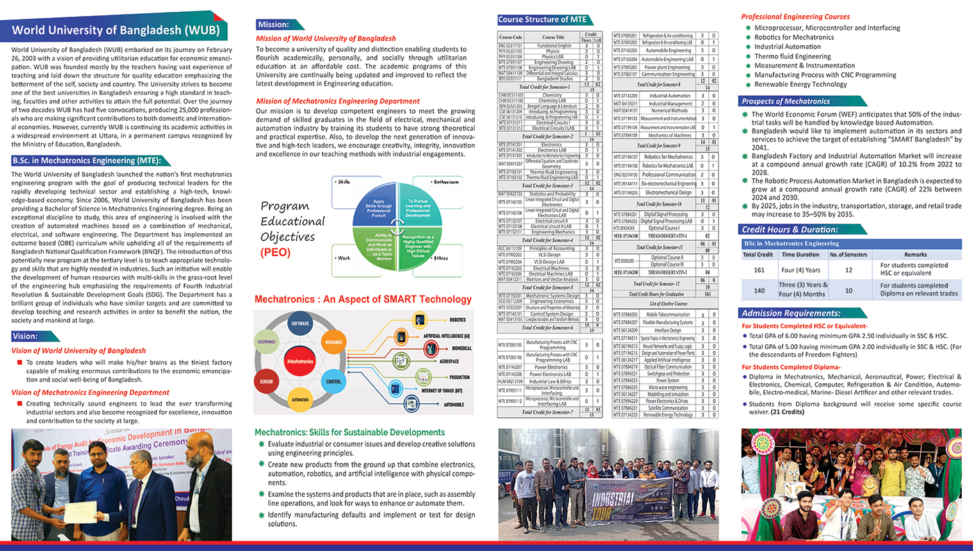 Mechatronics Brochure