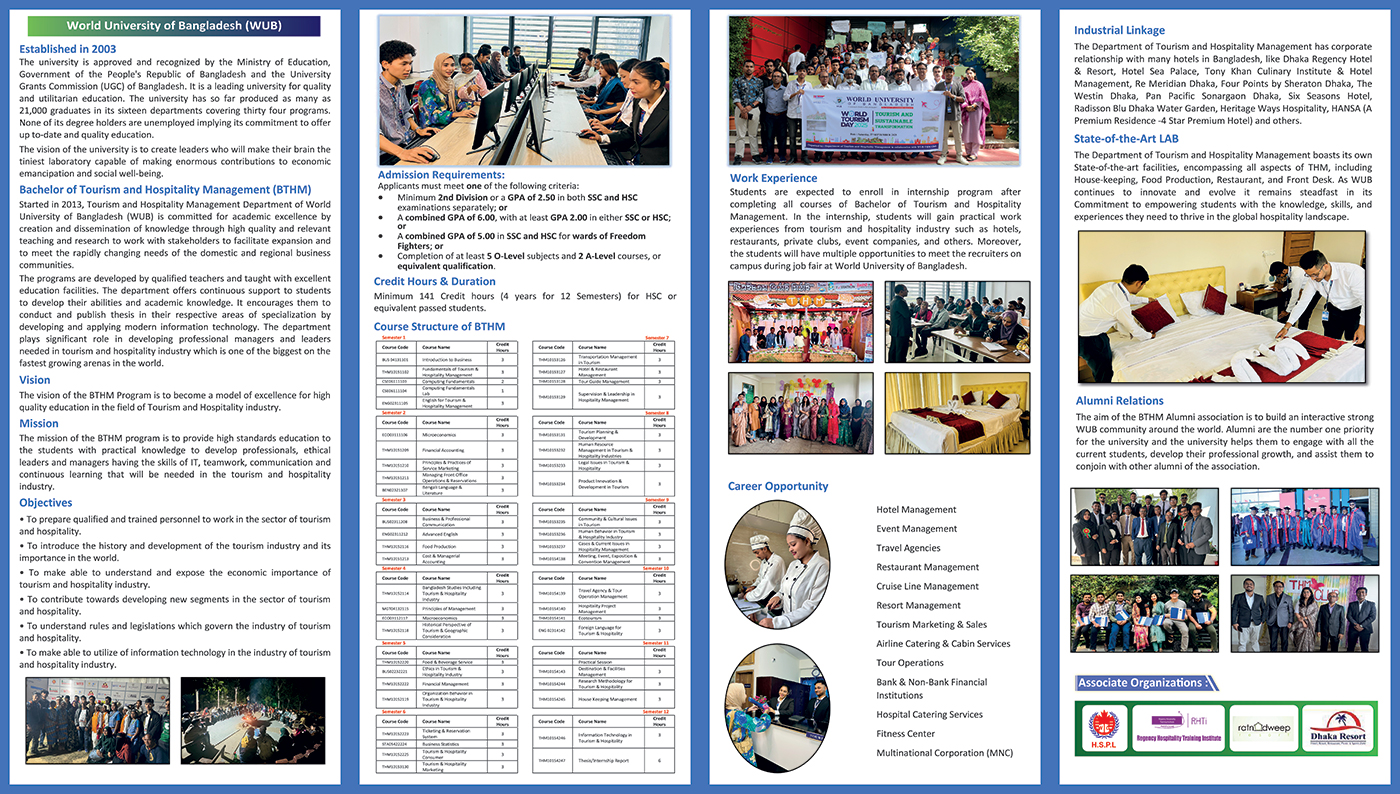 Tourism & Hospitality Brochure
