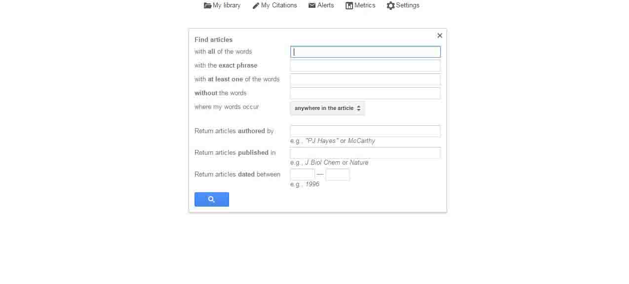 How to find Google Scholar